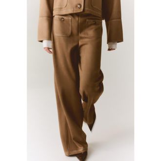 H&M Jersey Pants in Dark Beige at Nordstrom, Size Xx-Large