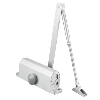 OEM Ferme-porte - Dc110 Ev1 - Force Reglable 2/3 - Finition Argent - Pour Portes Standard - 1 Unidad