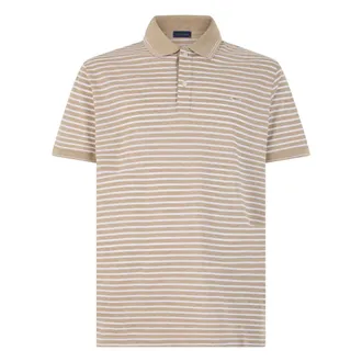 Paul & Shark Cotton polo with stripes - male - Paul & Shark - Polo Shirts - Multicolor - 2XL - Tops