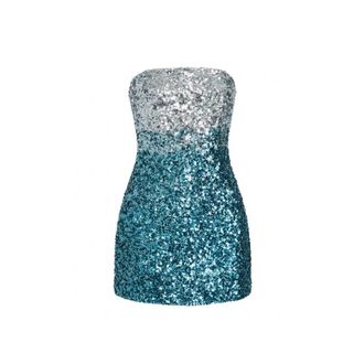 Retrof&ecirc;te Dames, Jurken, Blauw, Maat: XS Poliester