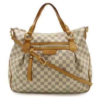 Louis Vuitton Damier Azur Ivory Damier Azur Handbag Shoulder Bag Tote Bag (Pre-Owned)