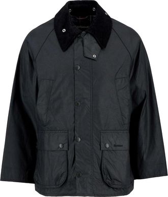 Barbour OS Bedale Wax Jacket Size: 40, colour: BLACK