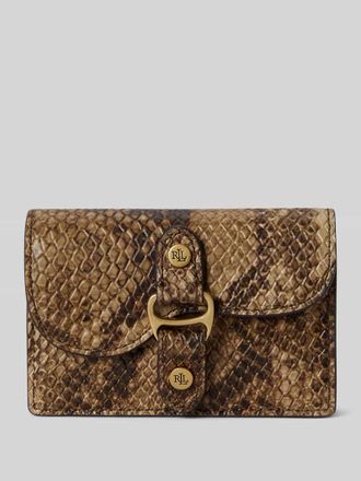 Lauren Ralph Lauren Portemonnaie aus echtem Leder Modell TASHA in Beige, Gr&ouml;&szlig;e 1