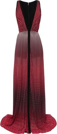 Saiid Kobeisy Polka Dot-Print Gradient-Effect Dress