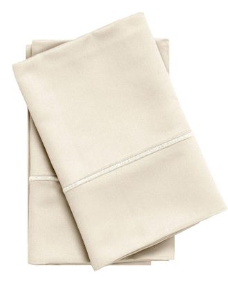 Superior 650 Thread Count Embroidered Egyptian Cotton Set Of 2 Pillow Cases
