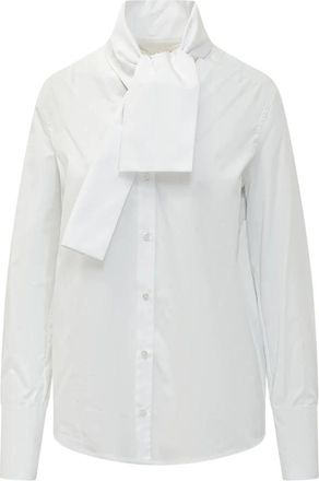 Tela Deanna Long Sleeve Shirt - Dames - Blouses - Wit - S - Overhemden