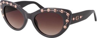Guess Gray Plastic Womens Sunglasses