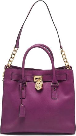 Michael Kors Pre-owned leren Lock shopper - Paars