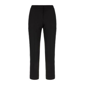 Alexander McQueen Stijlvolle Broeken voor Mannen en Vrouwen - Dames - Slim Fit Broeken - Zwart - S - Broeken