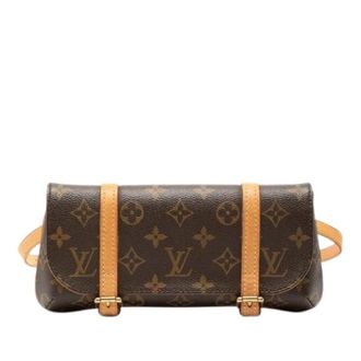 Louis Vuitton Pre-owned Pochette Marelle Monogram Heuptas - Dames - Pre-owned - Bruin - Maat: ONE Size Leer