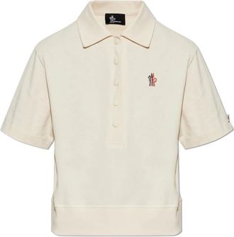 Moncler Day-Namic Polo - Dames - Polos - Beige - S - Katoen - Tops