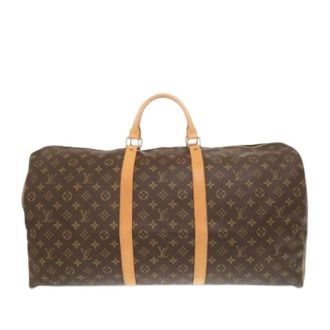Louis Vuitton Pre-owned Weekend Bags, female, Brown, Size: ONE SIZE Pre-owned Keepall 60