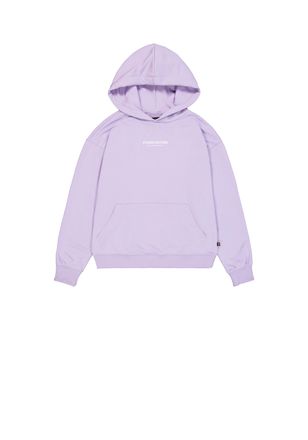 Alpha Industries Hoodie ALPHA INDUSTRIES Studio Edition Backprint Hoodie W, Damen, Gr. L, lila (pale violet), Obermaterial: 80% Baumwolle, 20% Polyester, loose fit, Sw