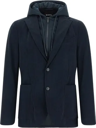 BOSS P-Hanry Jacket - men - Polyester/Polyester - 52 - Blue