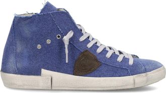 Philippe Model Sneakers Prsx Tennis - Heren - Sneakers - Blauw - 41 EU - Katoen - Schoenen