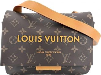 Louis Vuitton Brown Monogram Canvas Shoulder Bag (Pre-Owned)
