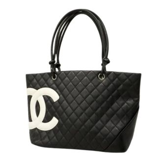 Chanel Pre-owned Tote Bags, female, Black, Size: ONE SIZE Pre-owned Vintage Tote Bag