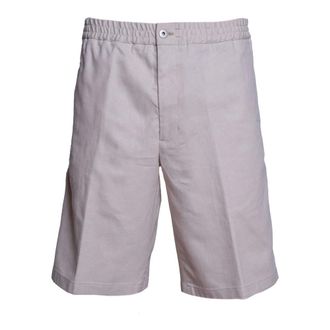 Paolo Pecora Casual Shorts, male, Gray, Size: L Bermuda with Drawstring Waist