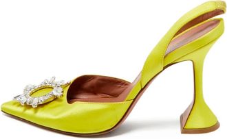 Amina Muaddi Pumps Begum con tacco - Giallo