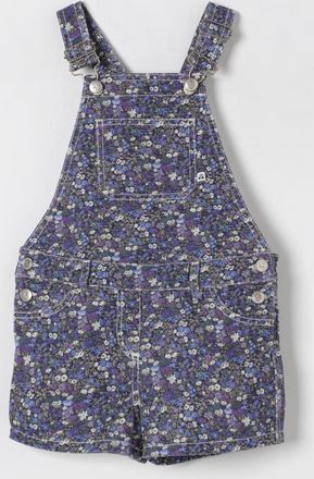 BONPOINT Salopette in cotone a fantasia floreale Bonpoint