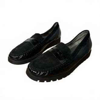 Waldl&auml;ufer Womens Eliza Loafer In Black Combo