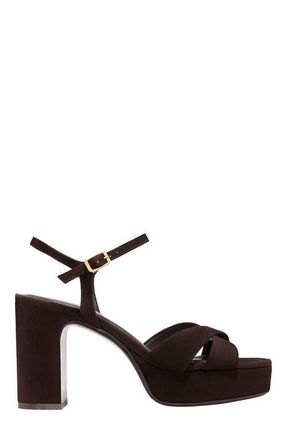 Margaux Eyewear The Paloma Platform in Espresso Suede at Nordstrom, Size 36.5
