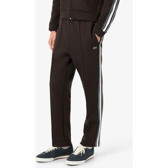 Lacoste Double Face Straight Leg Track Pants in Skb Port at Nordstrom, Size 8