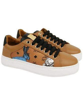 MCM Mcm Coated Canvas Sneaker