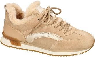 Gabor Schoenen, Dames, Beige, 38 EU, Leer, Winter Sneaker