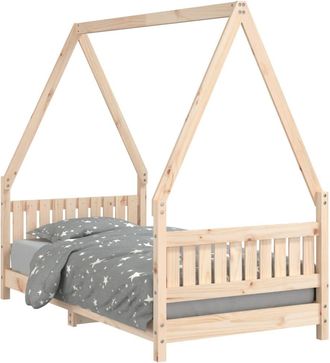 vidaXL Estructura De Cama Para Ni&ntilde;os Madera Maciza De Pino 80x160 Cm Vidaxl