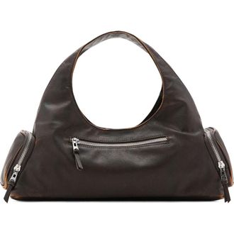 Mango Faux Leather Shoulder Bag in Brown at Nordstrom