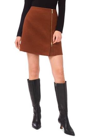 Parker Side Zipper Miniskirt in Auburn at Nordstrom Rack, Size Xx-Large
