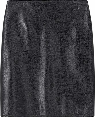 Courr&egrave;ges Donna, Gonne, Nero, XL, new