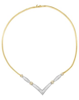 House of Brilliance Haus Of Brilliance 14K 2.07 Ct. Tw. Diamond Statement Necklace
