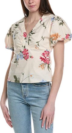 Ellen Tracy Poplin Top