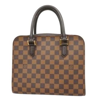 Louis Vuitton Pre-owned Handbags, female, Brown, Size: ONE SIZE Pre-owned Triana Handbag