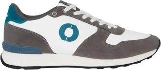 Ecoalf Sneakers Yale II Wit van Gerecycled Polyester - Heren - Sneakers - Veelkleurig - 44 EU - Polyester - Schoenen