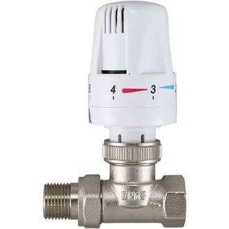 OEM Valvola Termostatica Per Radiatore In Ottone Da 1/2 - Tipo Dritto Dn15 - Controllo Automatico Della Temperatura - Riscaldamento A Pavimento (dn15) -cr