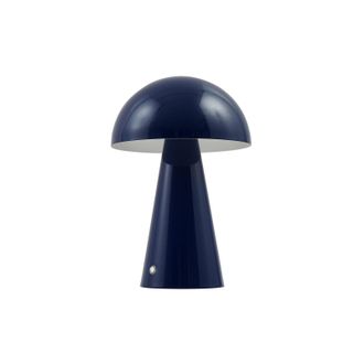 Lindby L&aacute;mpara De Mesa Led nevijo En Azul Metal - Lindby