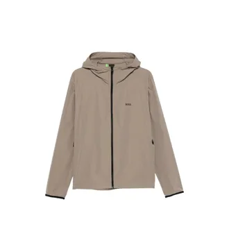 HUGO BOSS Hooded Logo-print Jacket