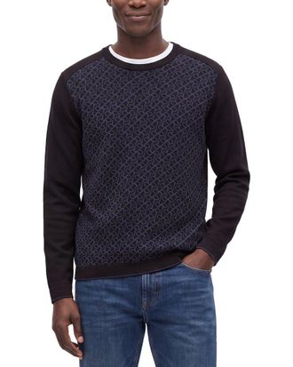 Raffi Jacquard Crewneck Sweater