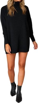 BuddyLove Mara Sweater Dress In Black