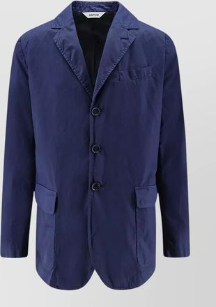 Aspesi long sleeve blazer front pockets lapel