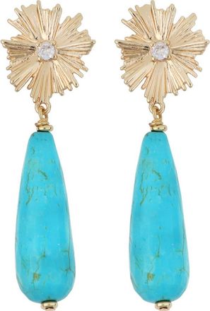 Panacea Burst Turquoise Drop Earrings at Nordstrom