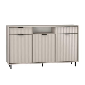 Petits Meubles Aparador cachemire 3 puertas 2 cajones tableros de part&iacute;culas