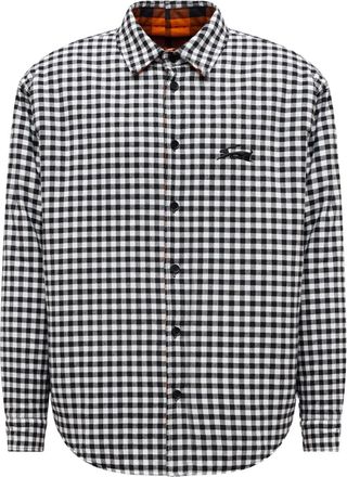 Msgm Camicia a quadri - Bianco