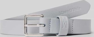 Marc O'Polo G&uuml;rtel aus echtem Rindsleder in Mittelgrau, Gr&ouml;&szlig;e 100