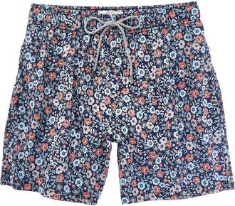 Vintage Summer Swimwear Vintage Summer Printed Swim Short