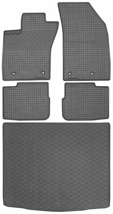 OEM Fiat Tipo Hatchback De Febrero De 2017. Juego De Alfombrillas De Goma Para Coche Y Alfombrilla Para Maletero