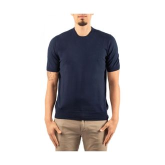 Gran Sasso Stylish T-Shirt for Men - male - Gran Sasso - T-Shirts - Blue - M - Tops
